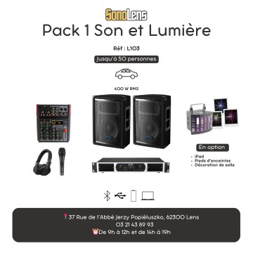 Location Sono Pack 1 son et lumière