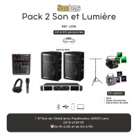 Location Pack 2 son et lumière