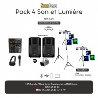 Location Pack 4 son et lumière