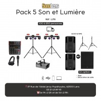 Location Pack 5 son et lumière