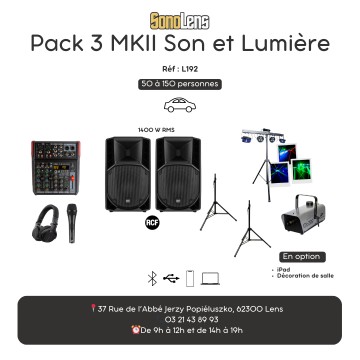 Location Sono Pack 3 MK2 son et lumière