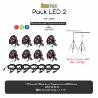 Location Pack LED 2 (spécial déco sans pied)