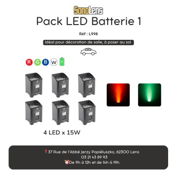 Location Pack LED Batterie 1