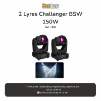 Location Pack 2 Lyre LED 100w METEOR