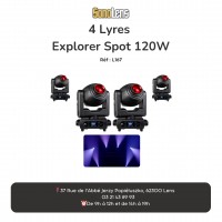 Location Pack 2 Lyre LED SIRIUS