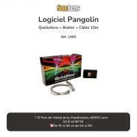 Location logiciel Pangolin Quickshow + boitier + cable