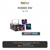 Location Laser RVB 3W M3000