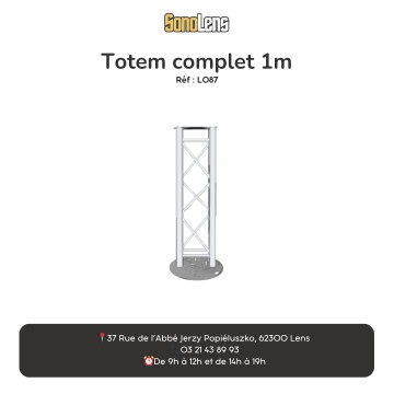 Location Totem complet 1m