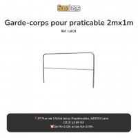 Gardes corps 2x1m