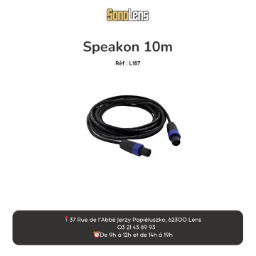 Location câble Speakon 10m