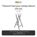 Location tabouret haut pliant